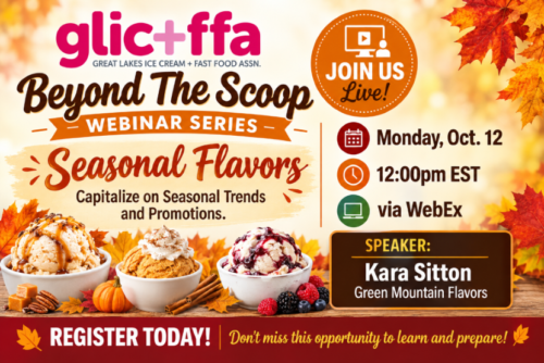 GLICFFA October Webinar "Seasonal Flavors"